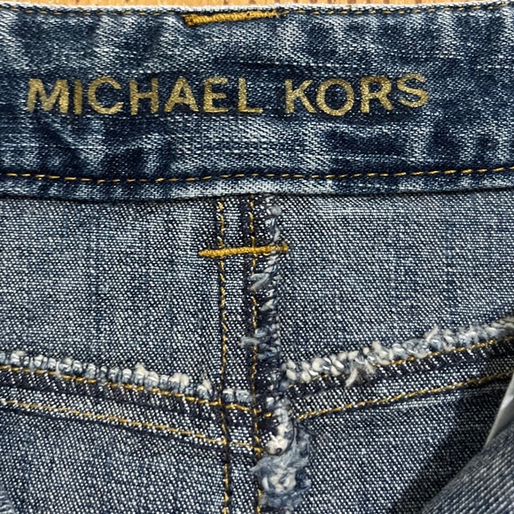 ❌❌❌SOLD❌❌❌Michael Kors Women’s Studded A-Line Western/Cowgirl Denim Skirt Sz-8 - Picture 4 of 8